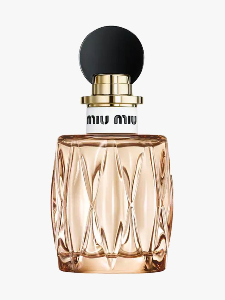 Miu Miu Miutine in branded component on a light gray background